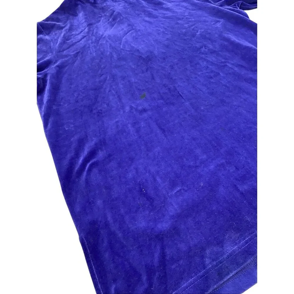 Richard And Company Blue Velour Lounge Set Vintage Matching Tracksuit Retro Cozy